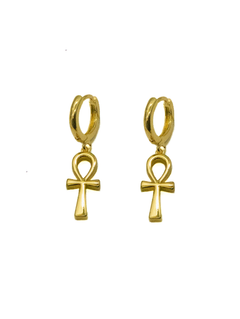 Egyptian Ankh Hoops - KIRO UK