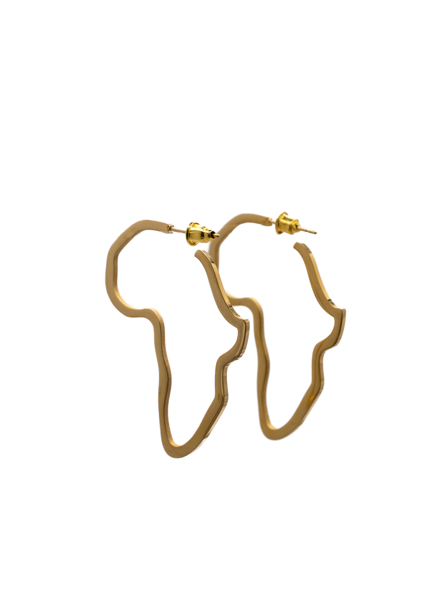 Africa Hoop Earrings