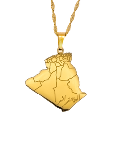 Algeria Map Necklace - KIRO UK