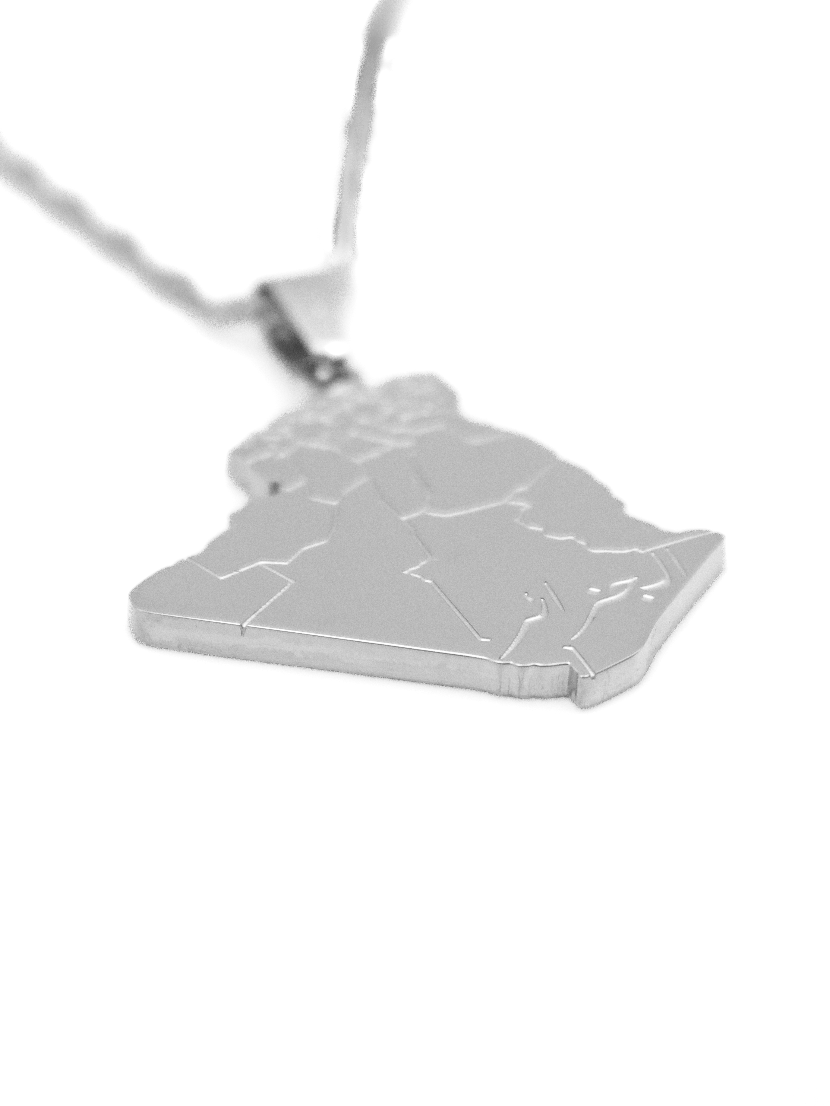 Algeria Map Necklace - KIRO UK