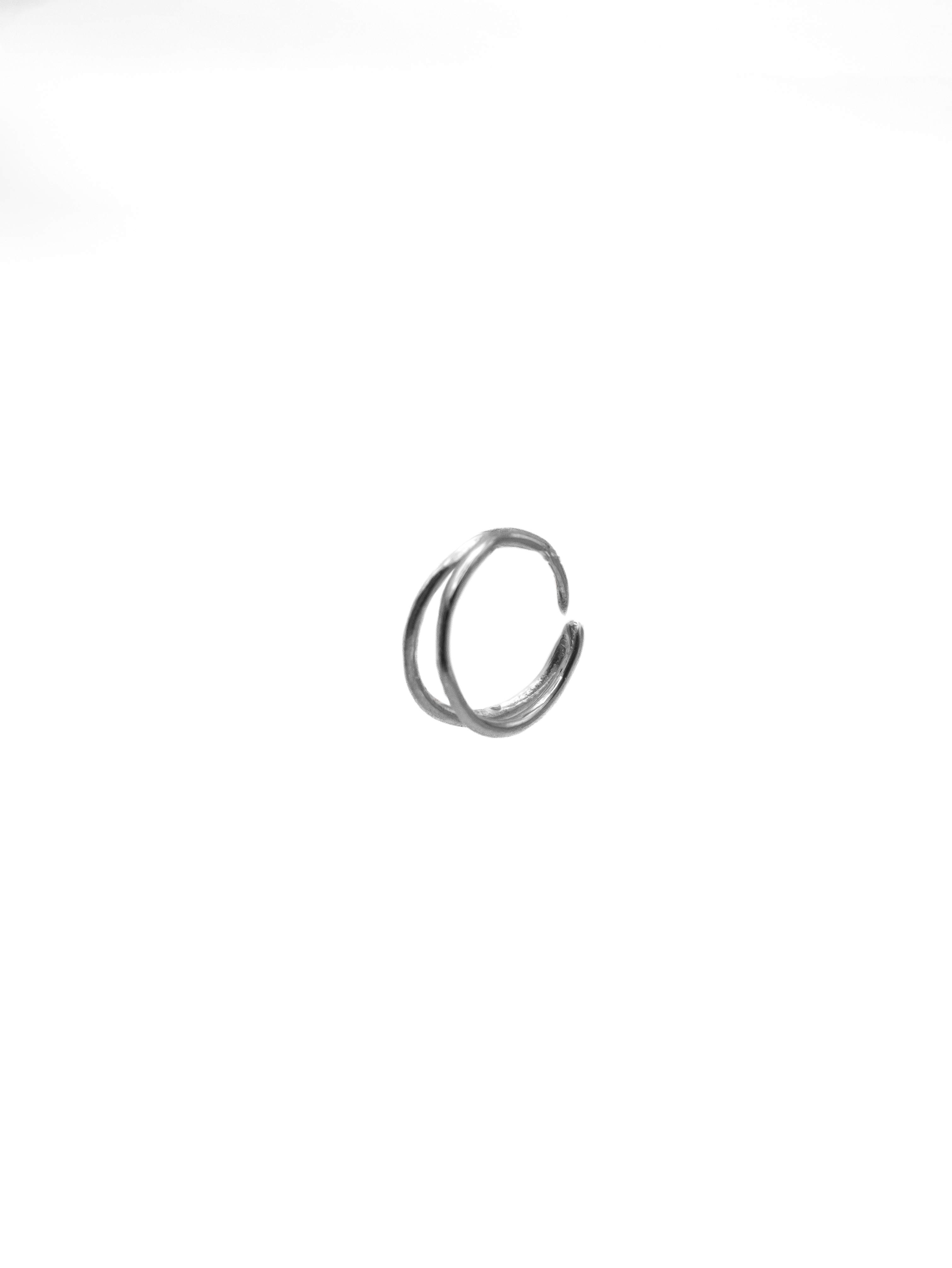 Sterling Silver Double Nose Ring - KIRO UK