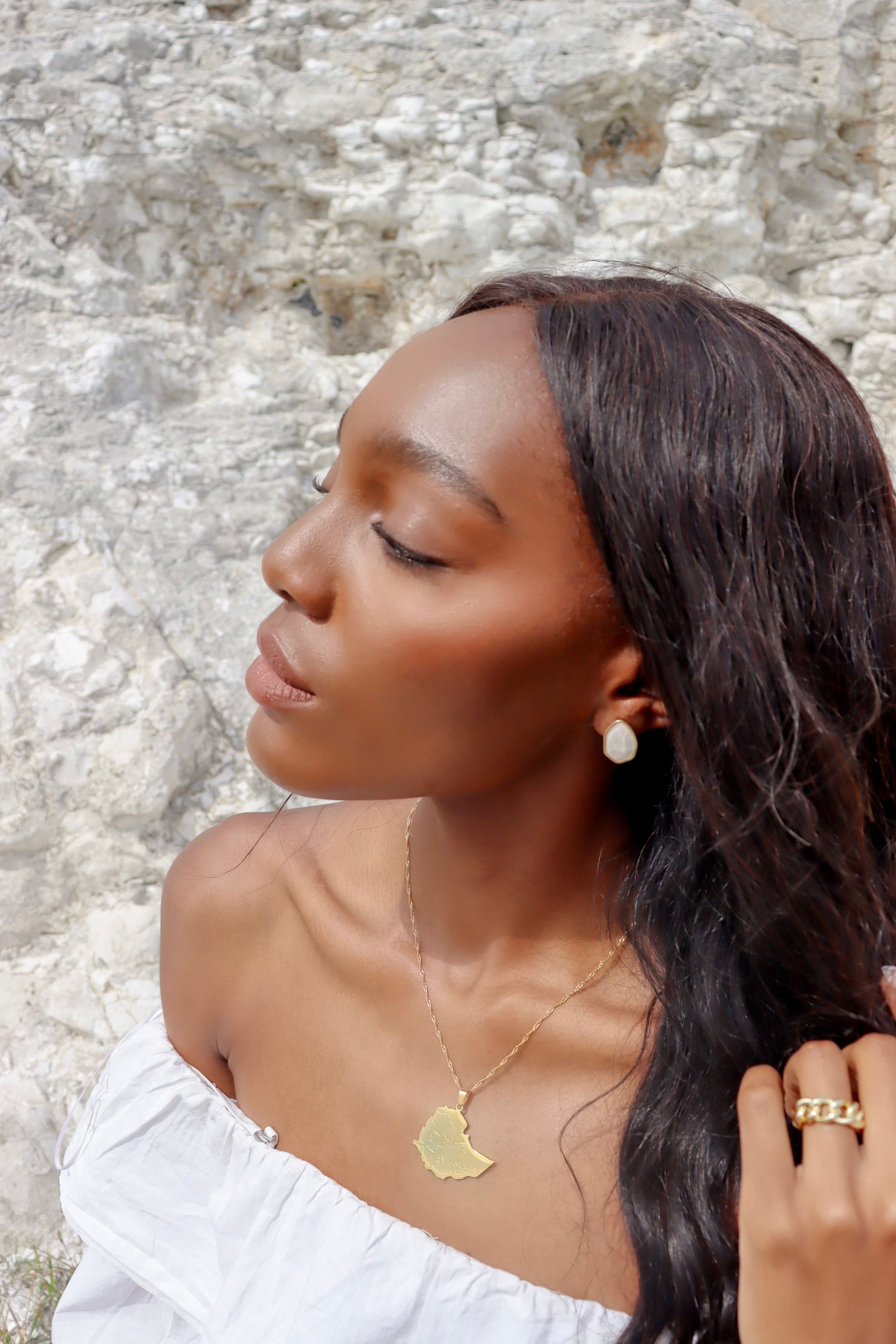 Ethiopia Map necklace - KIRO UK