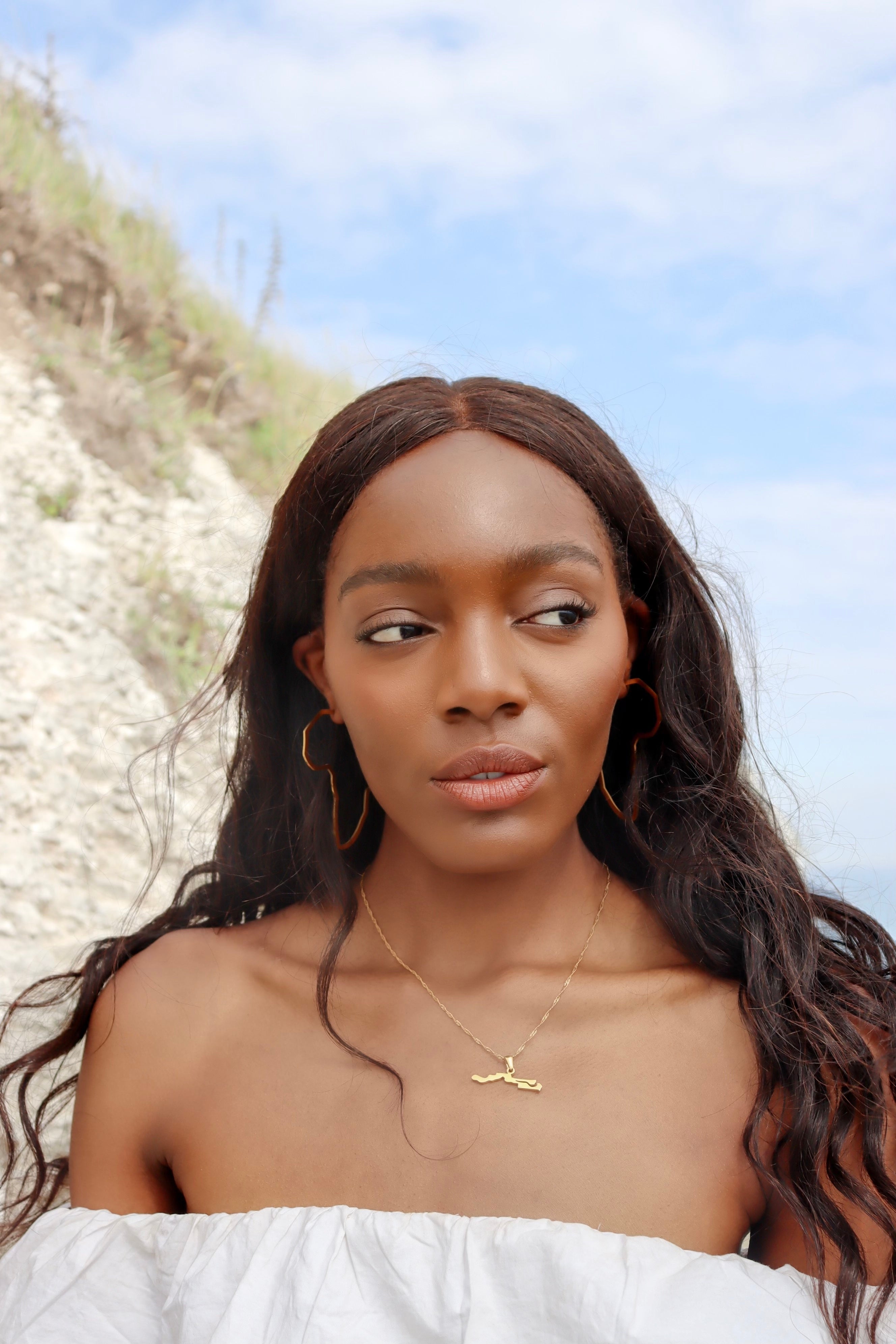 Gambia Map Necklace - KIRO UK