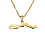 Gambia Map Necklace - KIRO UK