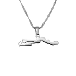 Gambia Map Necklace - KIRO UK