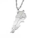 Lebanon Map Necklace - KIRO UK