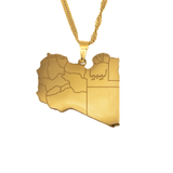 Libya Map Necklace - KIRO UK