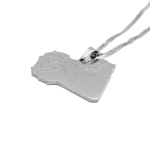 Libya Map Necklace - KIRO UK