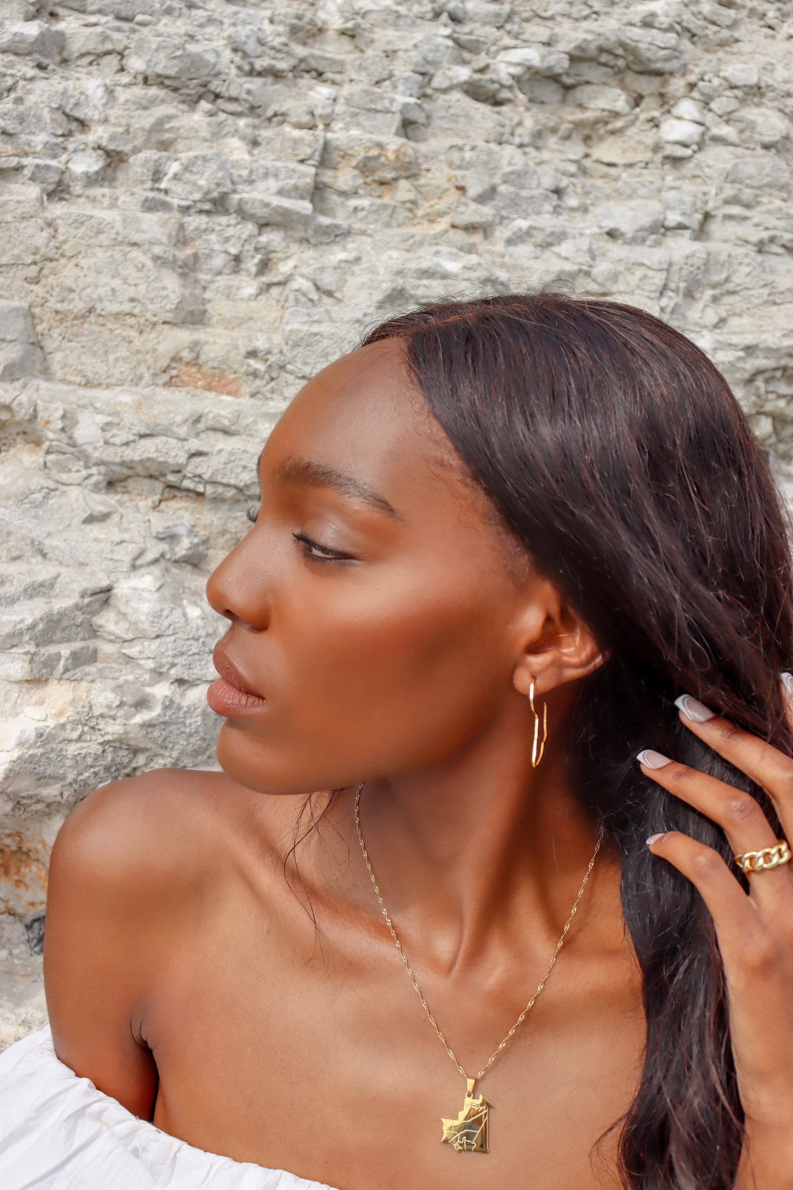 Mauritania Map Necklace - KIRO UK