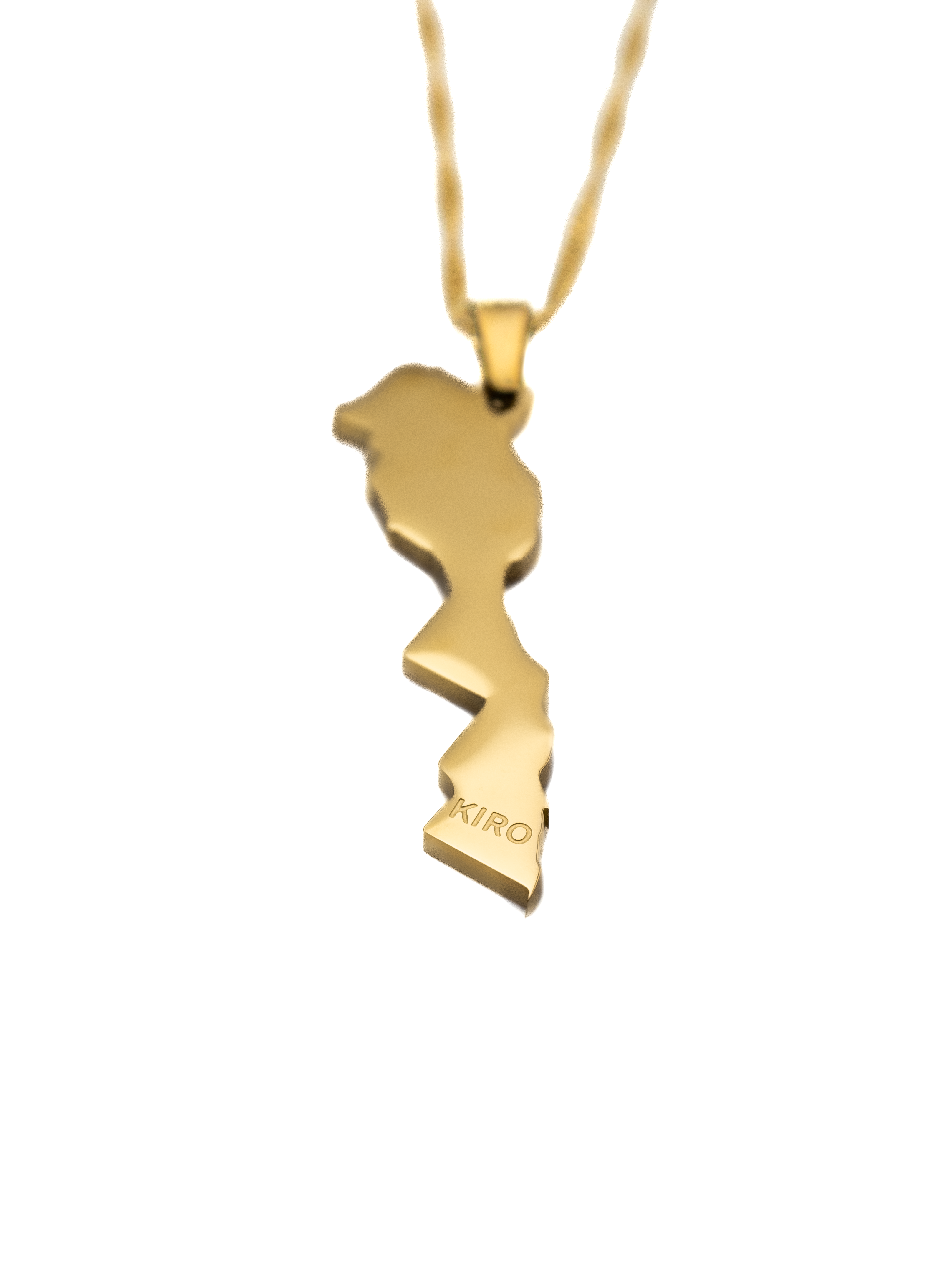 Morocco Map Necklace - KIRO UK