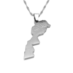 Morocco Map Necklace - KIRO UK