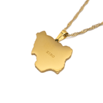 Nigeria Map Necklace - KIRO UK