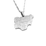 Nigeria Map Necklace - KIRO UK
