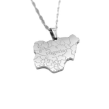 Nigeria Map Necklace - KIRO UK