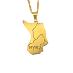 Nubia Map necklace - KIRO UK