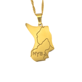 Nubia Map necklace - KIRO UK