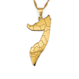 Somalia Map Necklace - KIRO UK