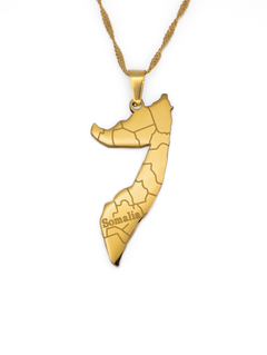 Somalia Map Necklace - KIRO UK