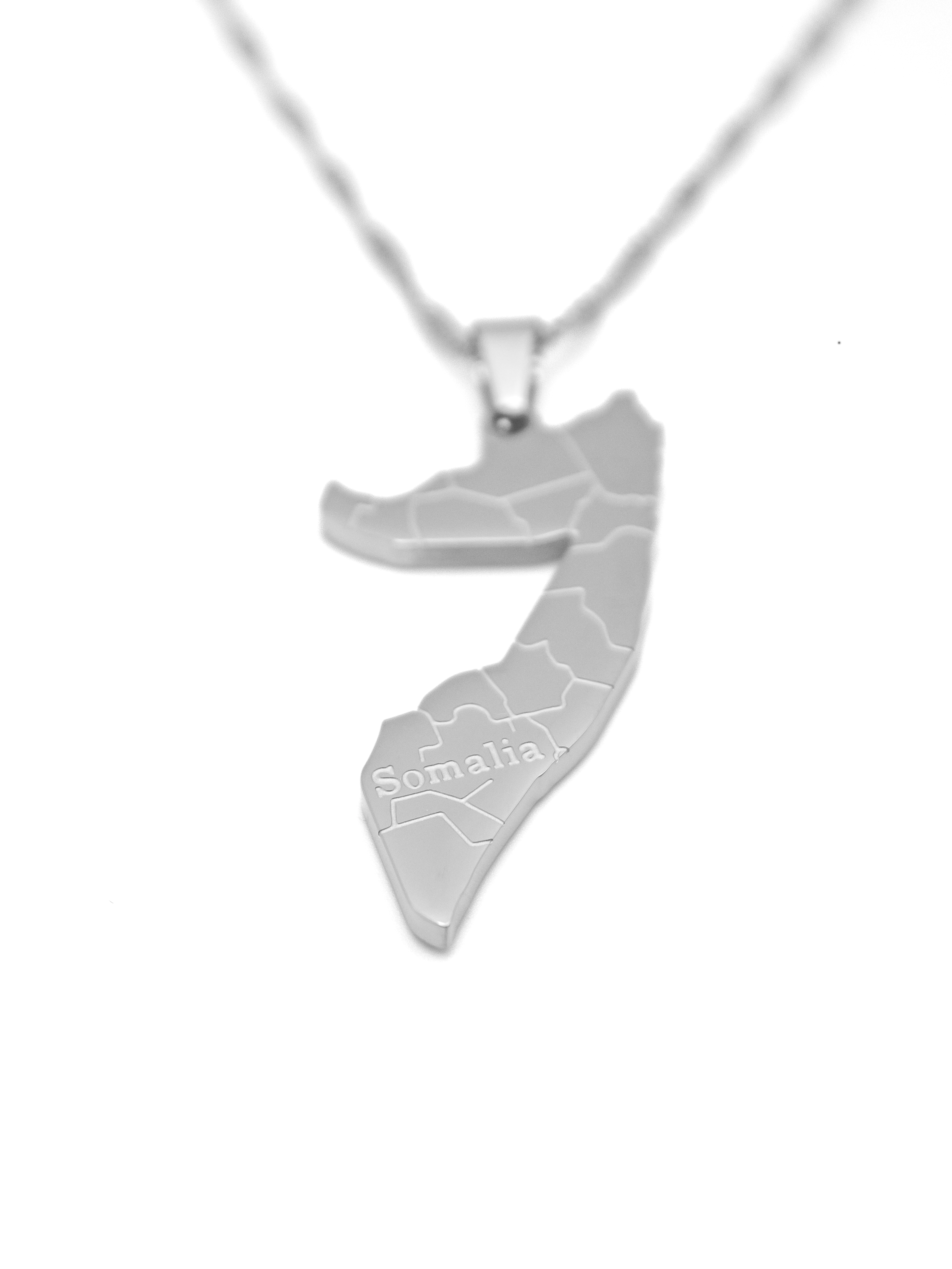 Somalia Map Necklace - KIRO UK