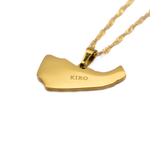 Somaliland Map Necklace - KIRO UK