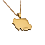 Sudan Map Necklace - KIRO UK
