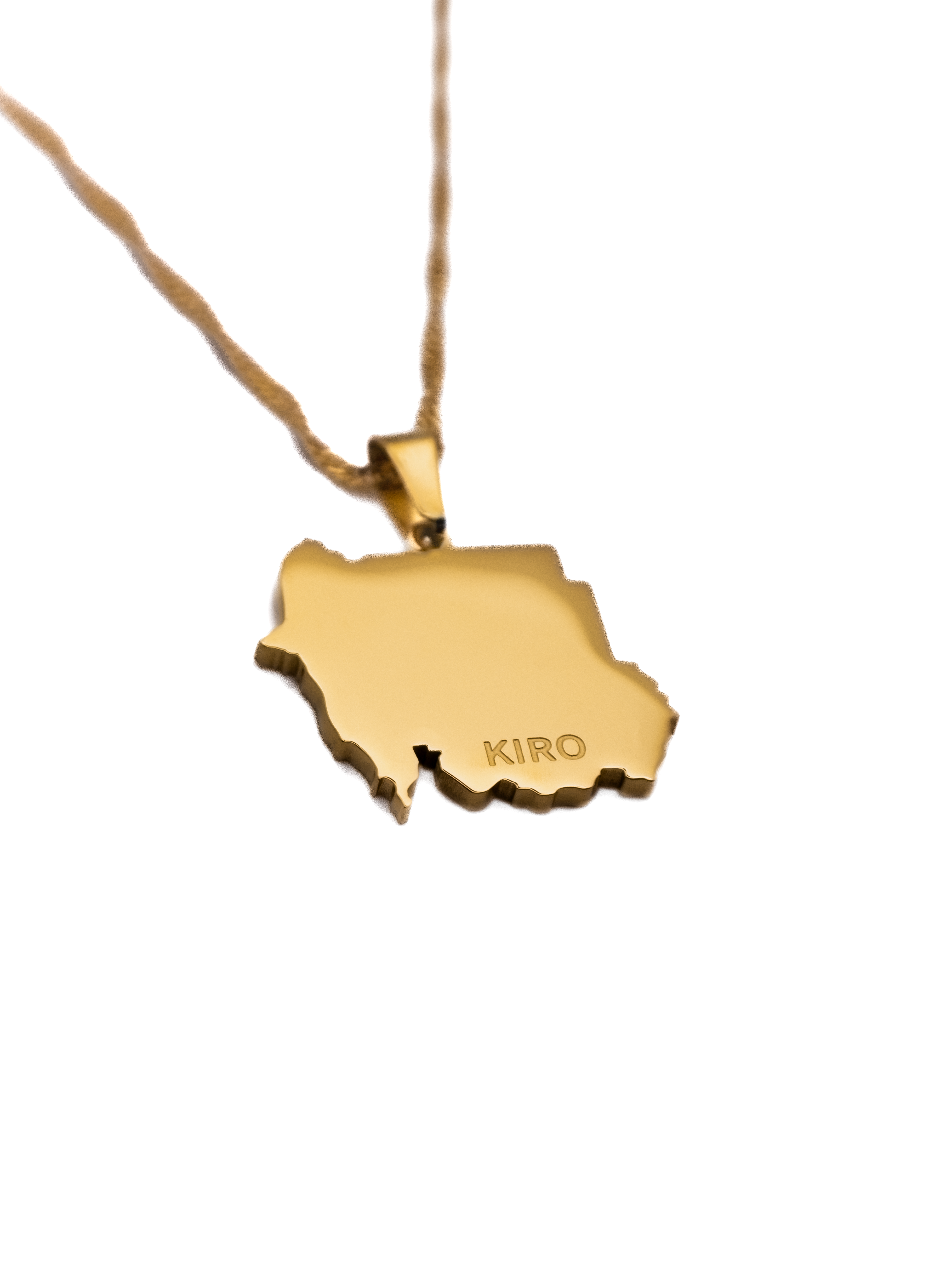 Sudan Map Necklace - KIRO UK