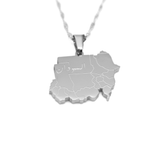 Sudan Map Necklace - KIRO UK