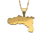 Tigray Map Necklace - KIRO UK