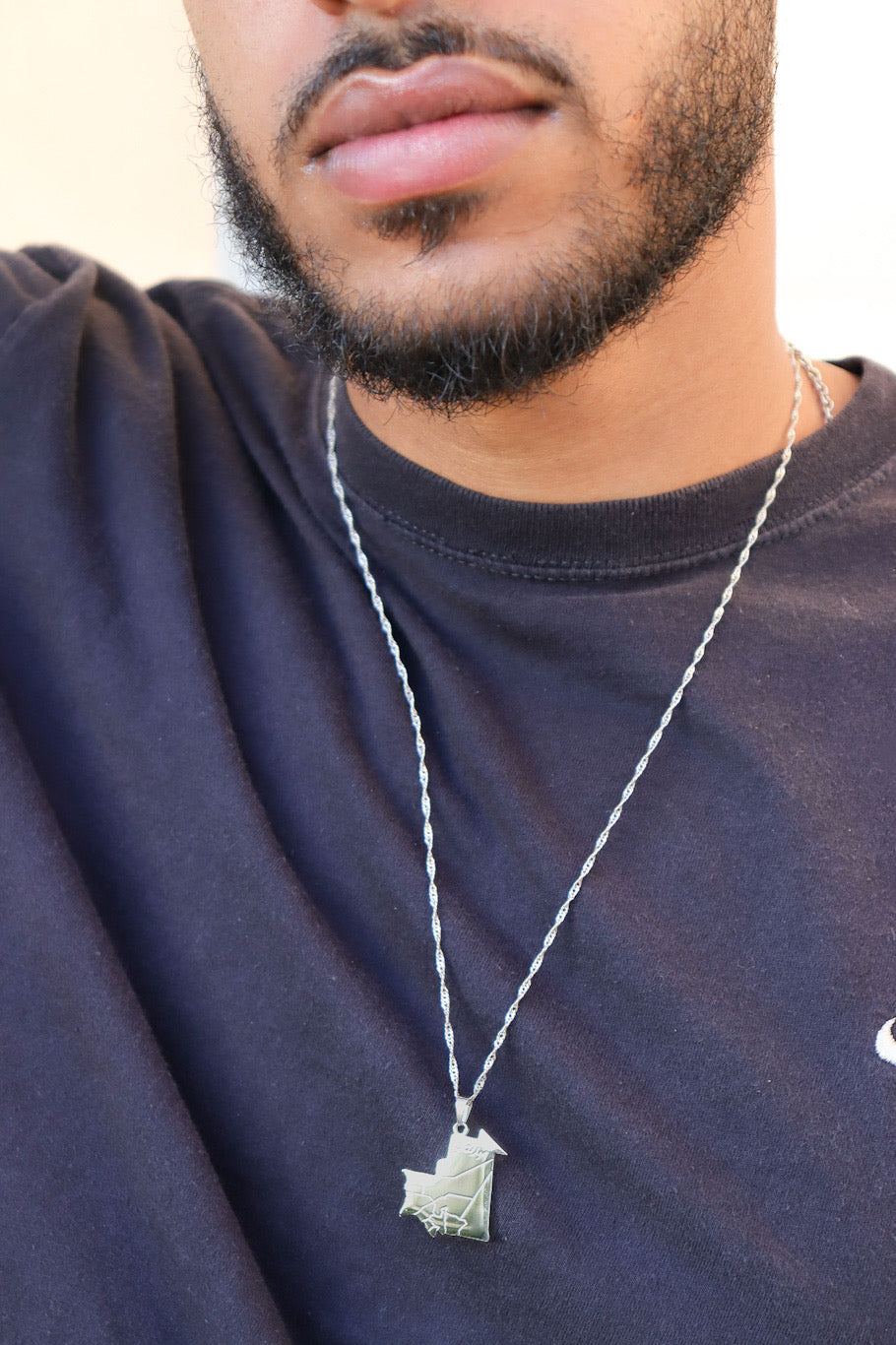 Mauritania Map Necklace - KIRO UK