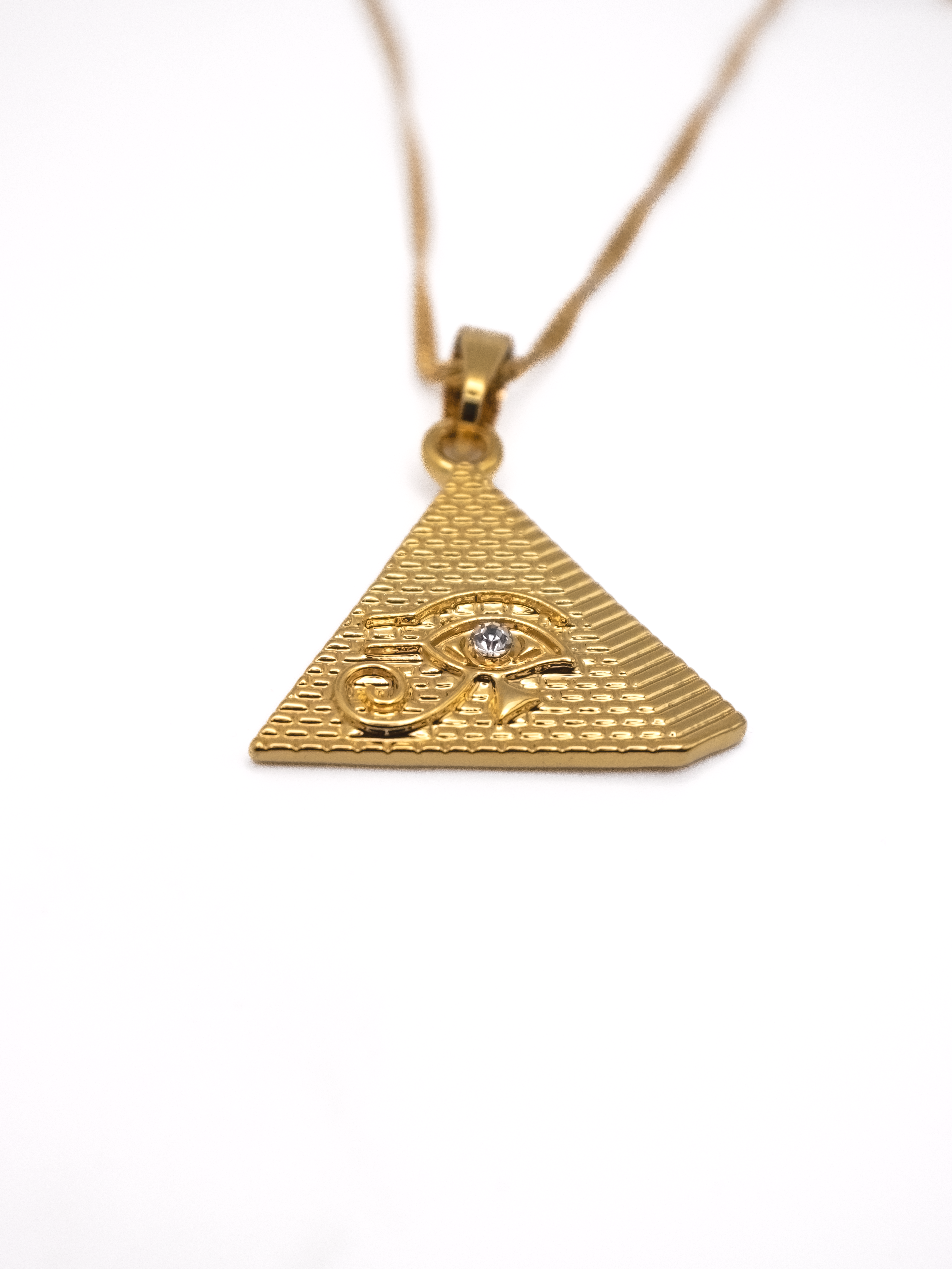 Egyptian discount pyramid necklace