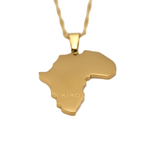 Africa Map Necklace - KIRO UK