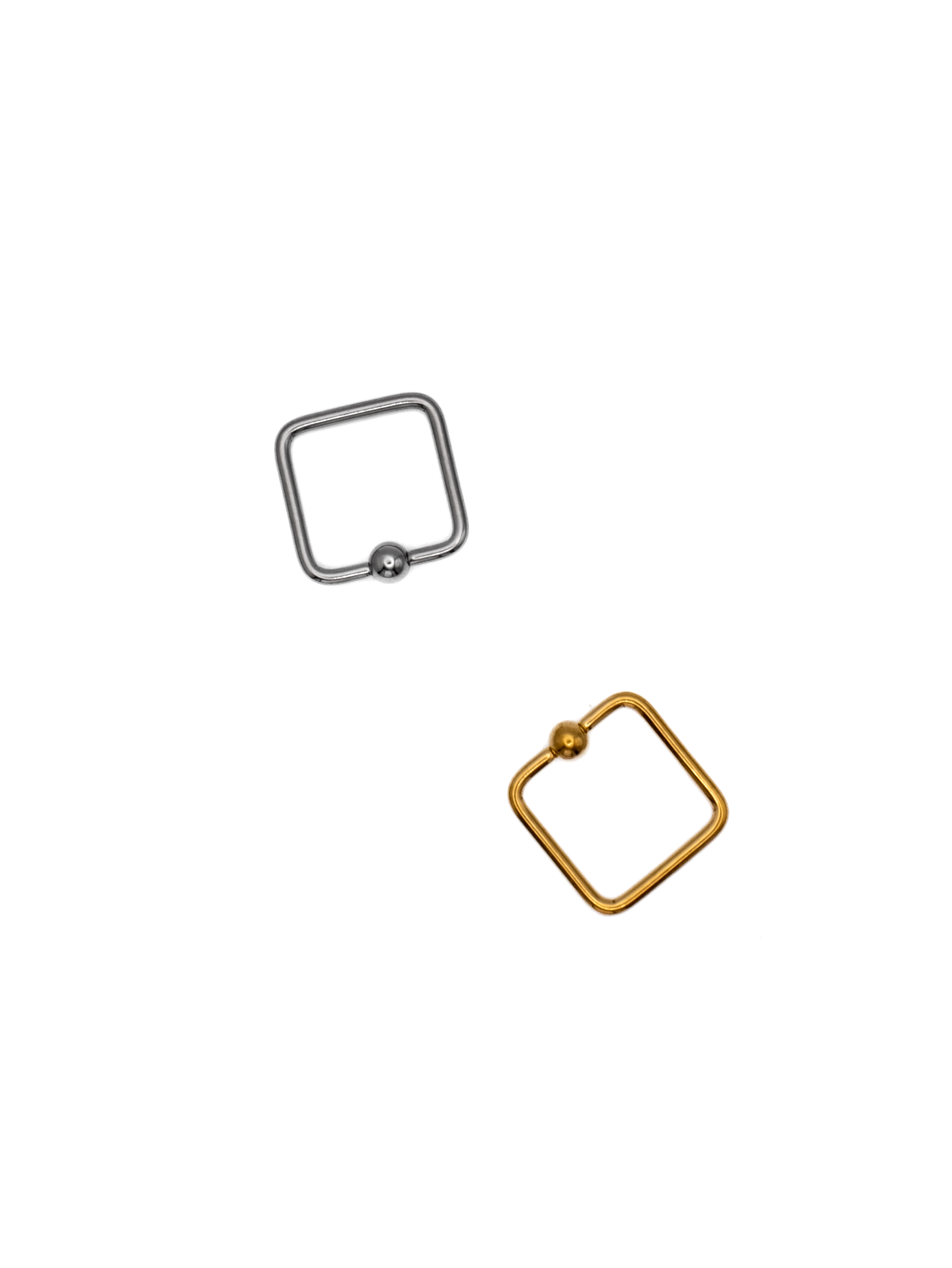 Square Septum Ring Set - KIRO UK