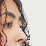 Faux Flower Nose Ring - KIRO UK