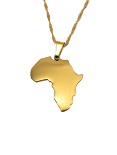 Africa Map Necklace - KIRO UK