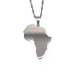 Africa Map Necklace - KIRO UK