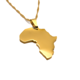Africa Map Necklace - KIRO UK