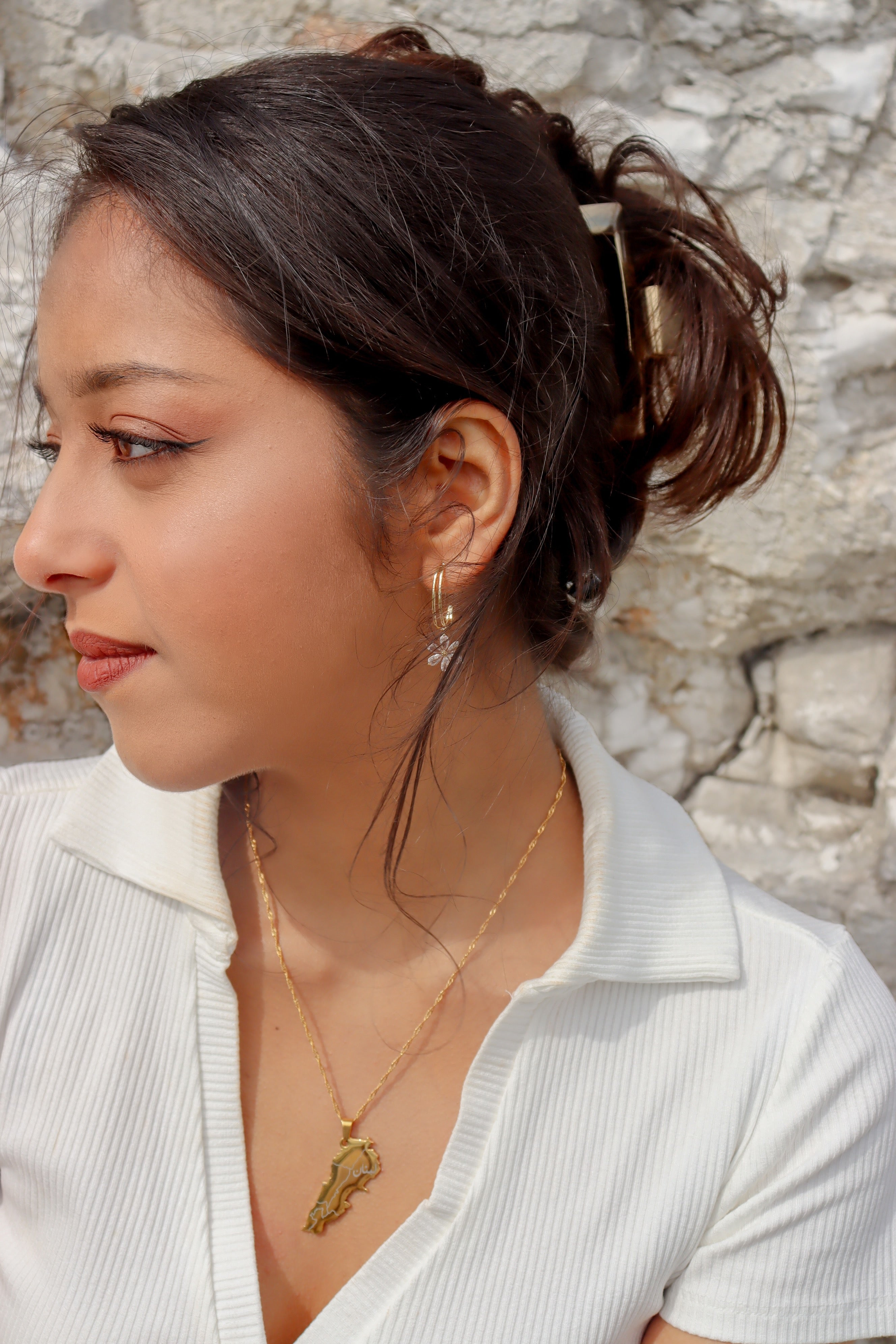 Lebanon Map Necklace - KIRO UK