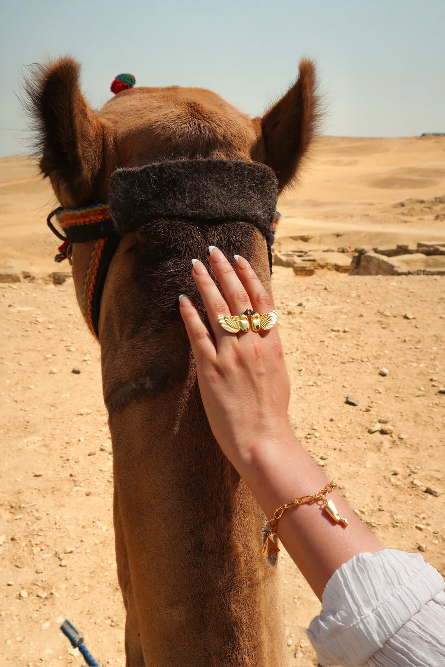 Egyptian Scarab Beetle Ring - KIRO UK