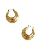 Chunky Shell Hoops - KIRO UK