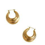 Chunky Shell Hoops - KIRO UK