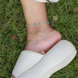 Mona Turquoise Anklet - KIRO UK