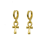 Egyptian Ankh Hoops - KIRO UK