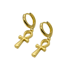 Egyptian Ankh Hoops - KIRO UK