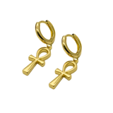 Egyptian Ankh Hoops - KIRO UK