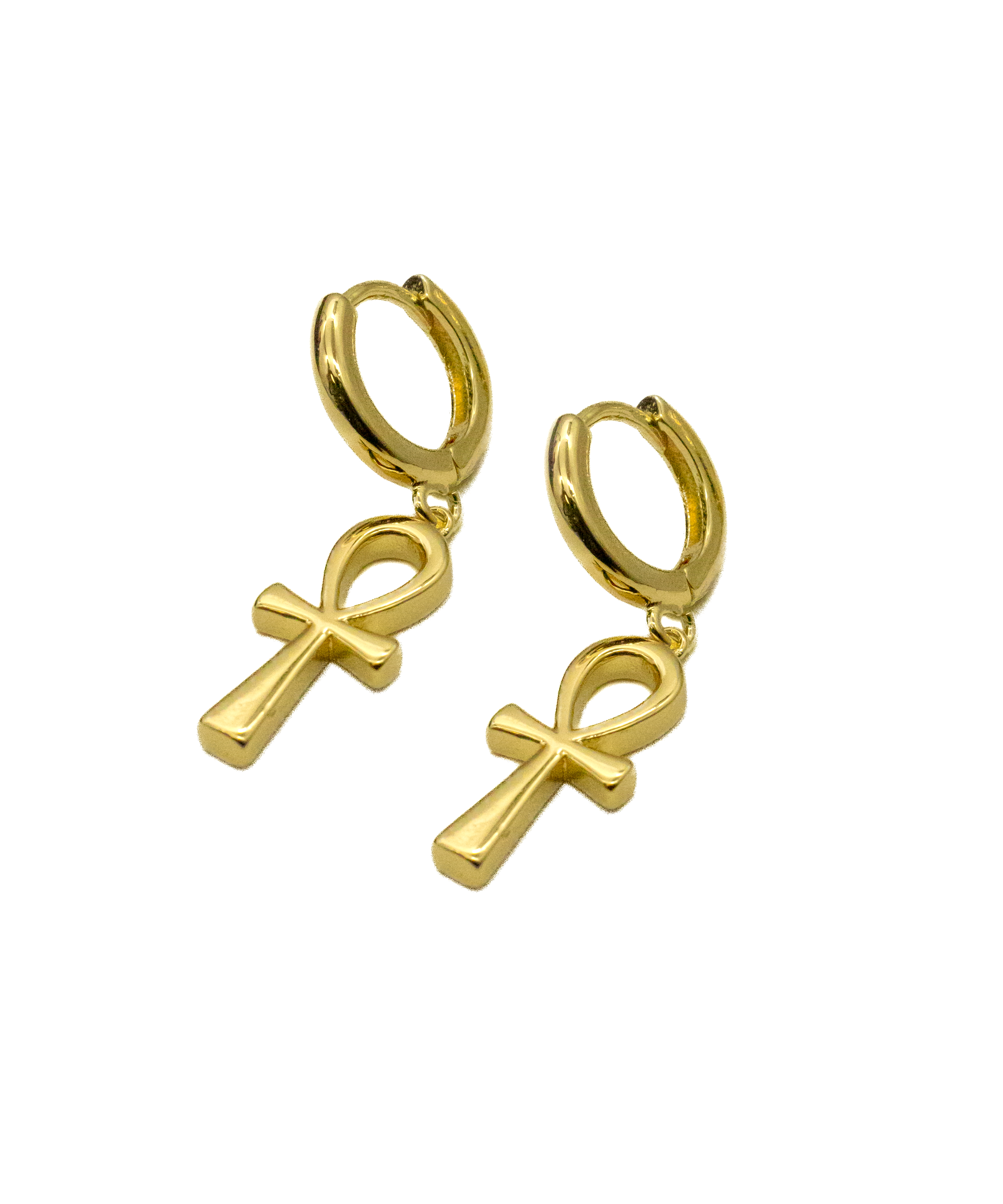 Egyptian Ankh Hoops - KIRO UK