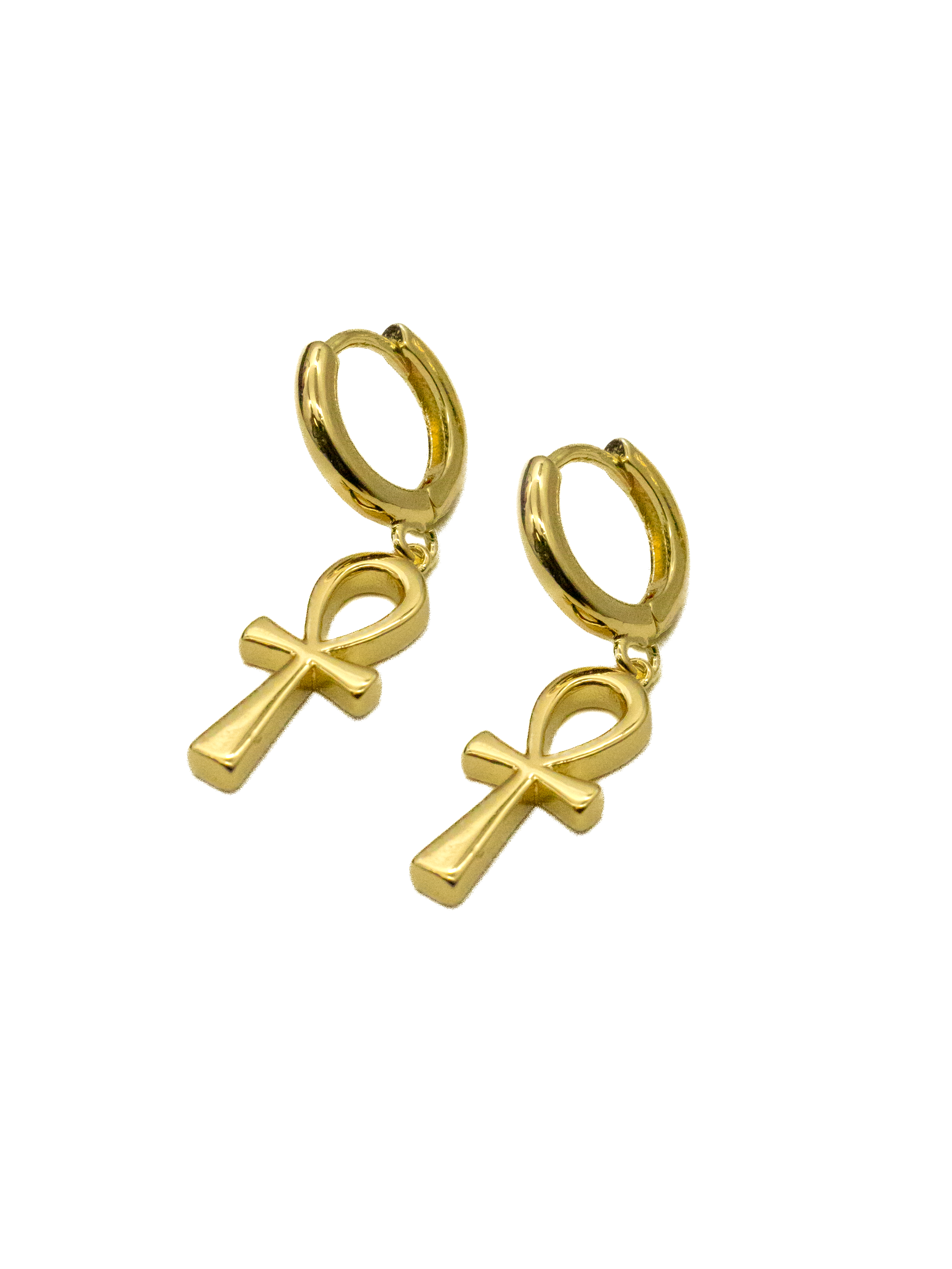 Egyptian Ankh Hoops - KIRO UK