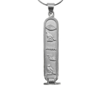 3D Personalised Hieroglyphic Cartouche Necklace - KIRO UK