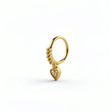 Heart Nose Ring