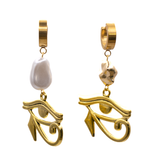 Eye of Horus Drop Earrings - KIRO UK