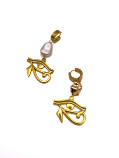 Eye of Horus Drop Earrings - KIRO UK